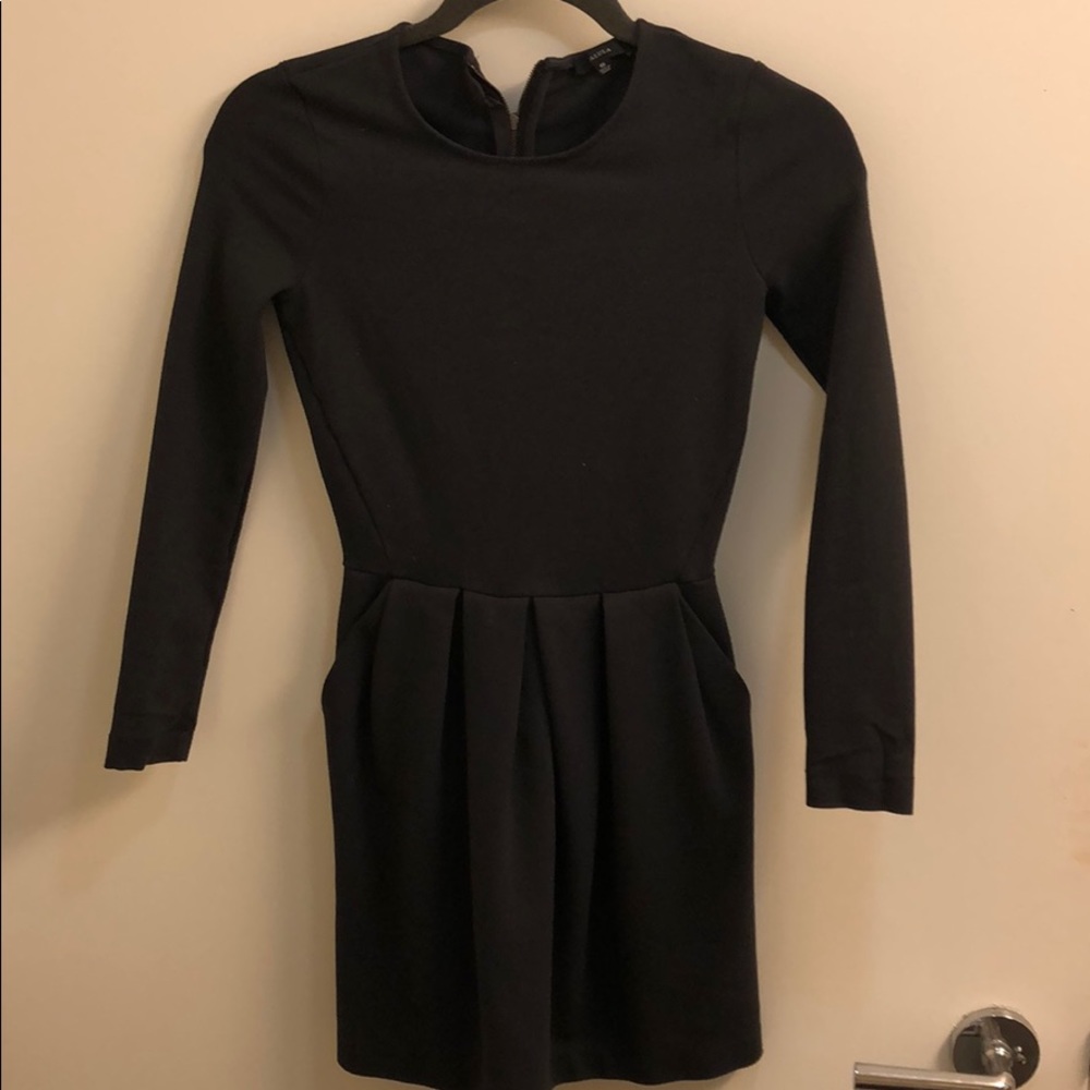 Black long sleeve dress